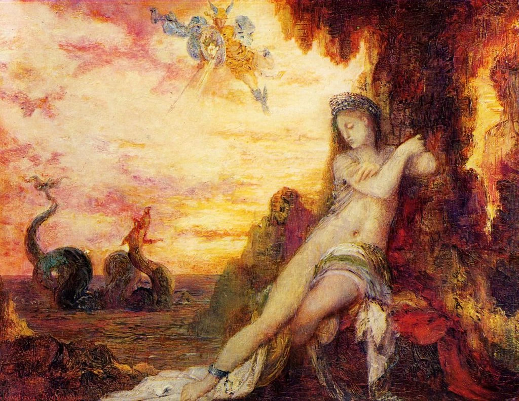 Il pavone si lamenta con Giunone - Museo di Gustave Mireau, Parigi